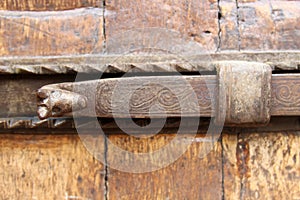 Medieval lock. Medieval padlock. Cerradura medieval. photo