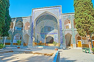 In medieval Madraseh of Isfahan, Iran