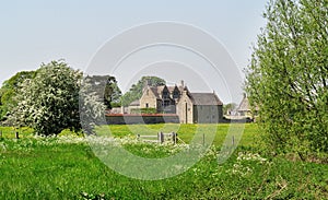 Medieval Manor Farmhouse in Rural England