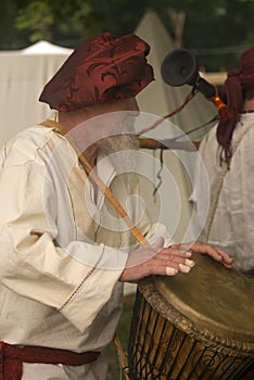 Medieval musician, Tata, Hungary