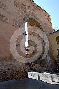 Medieval neighborhood of El Albaicin (or Albayzin) in Granada (Andalusia Spain).