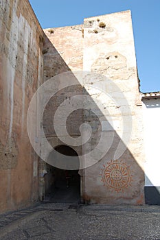 Medieval neighborhood of El Albaicin (or Albayzin) in Granada (Andalusia Spain).