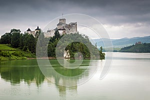 Medieval Niedzica Castle at Czorsztyn Lake