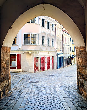 Medieval old town of Bratislava, Slovakia