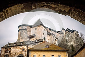 The medieval Orava Castle, Slovakia.