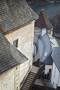 The medieval Orava Castle, Slovakia