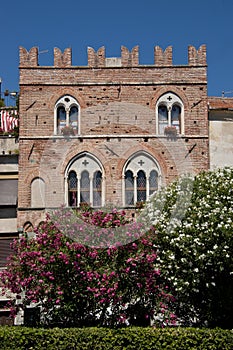 Medieval palace in the village of Noli