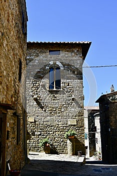 Medieval palaces in the historic center of Casale Marittimo