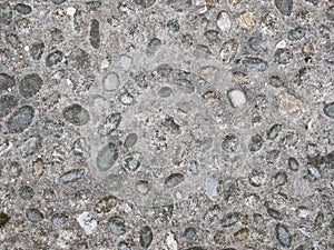 Medieval pebble pavement