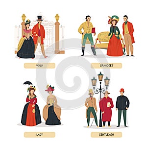 Medieval People Compositions Set