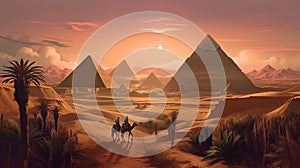 Medieval Period Panorama in Egypt