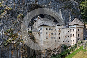 Medieval Predjama castle