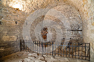 Medieval prison in Baba Vida fortress