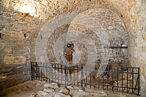 Medieval prison in Baba Vida fortress photo