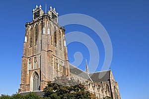 Medieval Protestant Great Church in Dordrecht photo