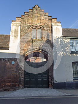 The medieval Pykenham`s Gatehouse in Ipswich