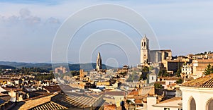 The medieval quarter of Gerona.  Costa Brava, Catalonia, Spain photo