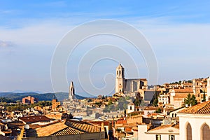 The medieval quarter of Gerona. Costa Brava, Catalonia, Spain.