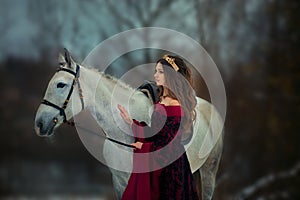 Medieval Queen portrait