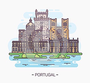 Religious and medieval portuguese landmarks