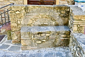 Medieval rest and rest wall for wayfarers in Casale Marittimo (Pisa)