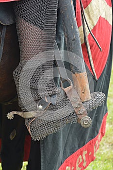 Medieval Riding Boot In Stirrup