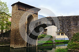 Medieval Romanesque bridge of Balmaseda