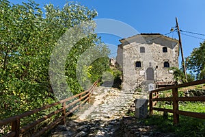 Medieval Saint Anthony church in town of Melnik, Bulgaria