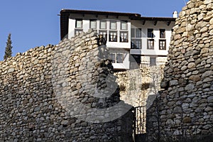 Medieval Saint Barbara church in town of Melnik, Bulgaria