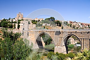 Medieval San Martin bridge - Toledo