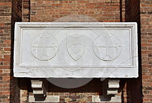 Medieval sarcophagus in Venice