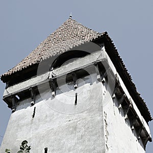 Medieval saxon church in Agnita, Transylvania