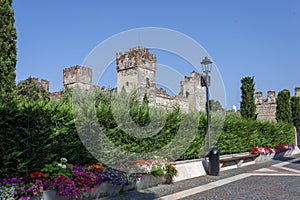 Medieval Scaligero Castle of Lazise, Lake Garda.