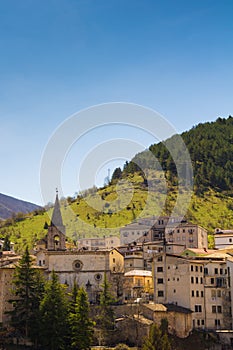 Medieval Scanno village, Abruzzo, Italy photo