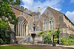 Medieval scenery of the city Bath, Somerset, England