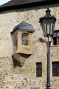Medieval scenics in Loket castle