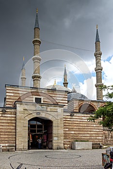 Medieval Selimiye Mosque  in city of Edirne,  East Thrace, Turkey