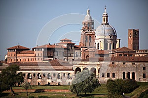 Medieval skyline, Mantua, Italy