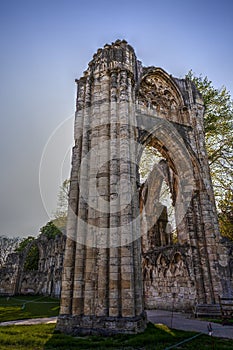 Medieval St Mary Abbey,United Kingdom.