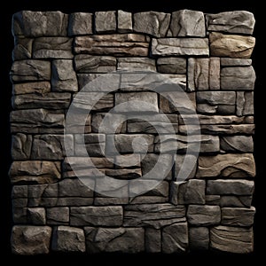 Medieval Stacked Stone Texture Seamless, Detailed, Ultra Realistic