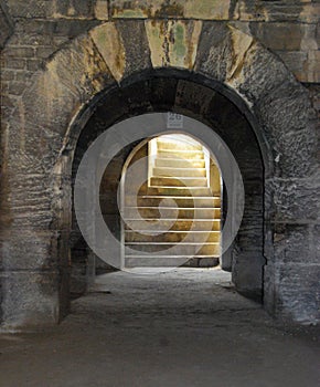 Medieval Stairwell Arles France