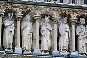 Galerie des Rois at Notre Dame, Paris photo