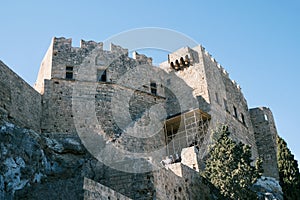 Ancient Ruins on the Island of Rhodes, Greece photo