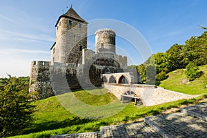 Medieval stone royal gothic castle in Bedzin, Upper Silesia, Poland