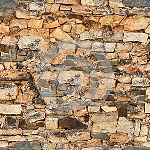 Medieval stone seamless pattern