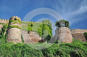 Medieval stone wall . Tbilisi, Georgia