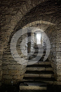 Medieval stone window