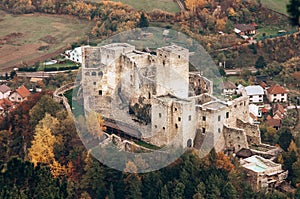 Medieval Strechno Castle Strechno Hrad, Zilina, Slovak Republi