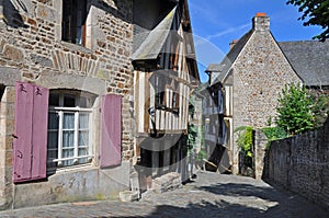 Medieval street in Dinan