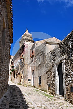 Medieval street in Erice